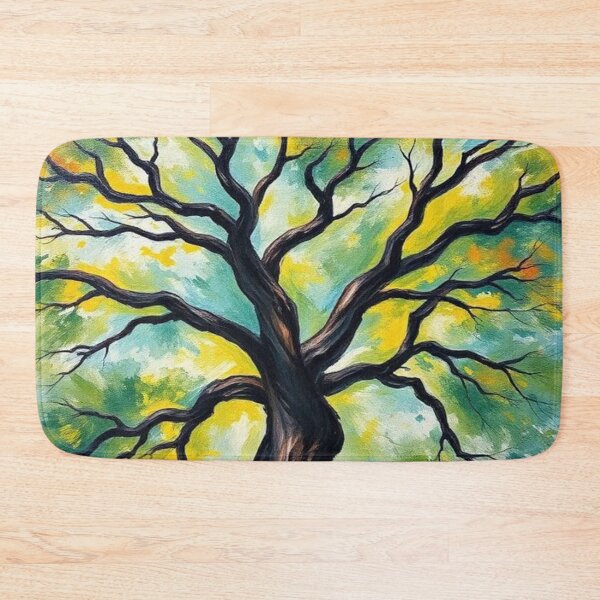 Item preview, Textured Tree Canopy Painting designed and sold by AllAroundArtist.
