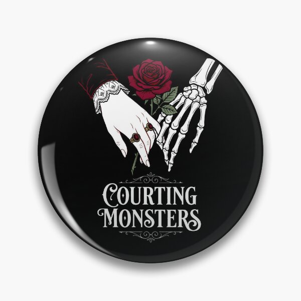 Item preview, Courting Monsters Holding Skeleton Hands designed and sold by SplashTastic.
