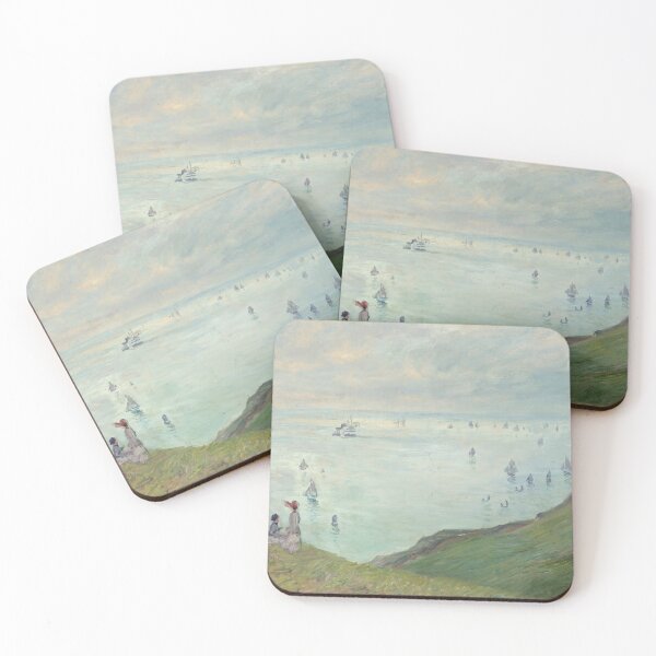 Item preview, Cliffs at Pourville Sailboats by the Sea designed and sold by artofuniverse.