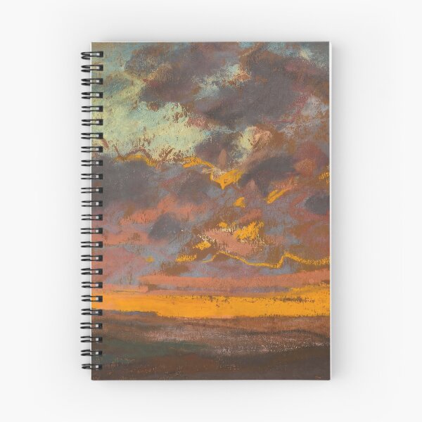 Item preview, Glowing Sunset Sky Over Twilight Horizon designed and sold by artofuniverse.