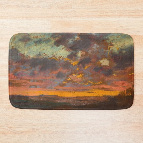 Item preview, Glowing Sunset Sky Over Twilight Horizon designed and sold by artofuniverse.