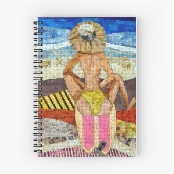 Item preview, Wednesday's Beach Bum - Mosaic designed and sold by linesdots.