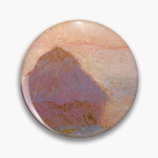 Item preview, Haystack in Misty Sunset Glow designed and sold by artofuniverse.