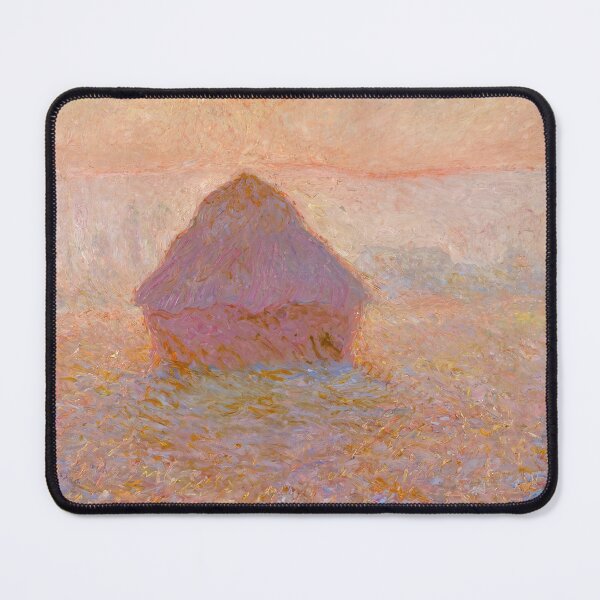 Item preview, Haystack in Misty Sunset Glow designed and sold by artofuniverse.