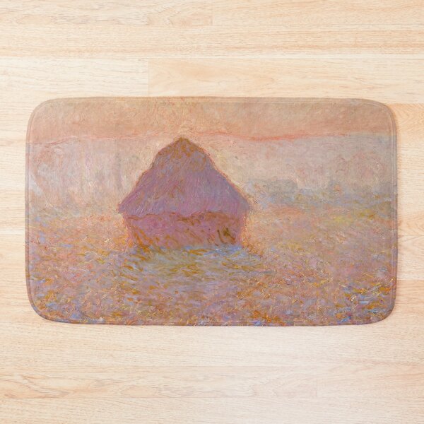 Item preview, Haystack in Misty Sunset Glow designed and sold by artofuniverse.