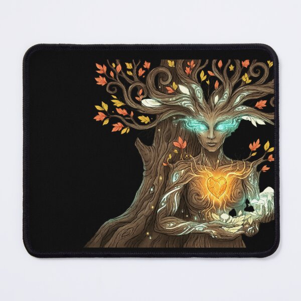 Item preview, Mythical Forest Spirit Ancient Heartwood Dryad Tree Magic designed and sold by tineldesign.