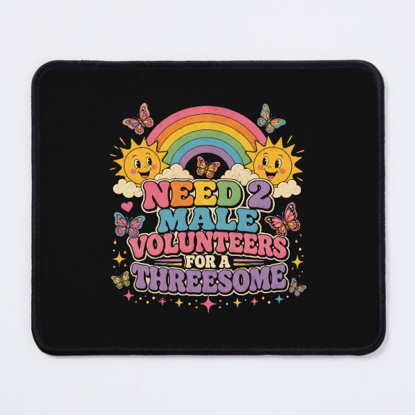 Item preview, Need 2 Male Volunteers For A Threesome designed and sold by zoes-ink.
