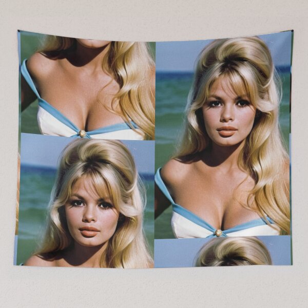 Item preview, Character - Portrait Straps Bleues Earring Golden Seaside Elegant designed and sold by Beat-It.