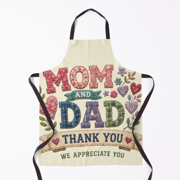 Item preview, Vintage Patchwork Happy Parents Day Mom and Dad designed and sold by Applecrunch.