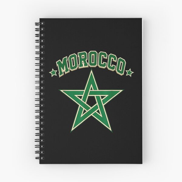 Item preview, Morocco Green Star Crest Varsity Style Patriotic Moroccan Pride Athletic Design designed and sold by PhocoNibict.