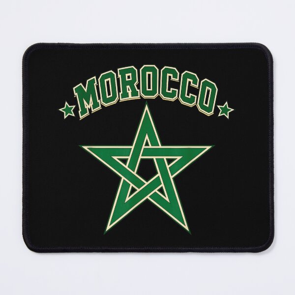 Item preview, Morocco Green Star Crest Varsity Style Patriotic Moroccan Pride Athletic Design designed and sold by PhocoNibict.