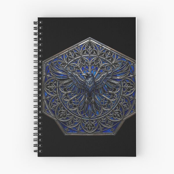 Item preview, Blue Raven Stained Glass Art designed and sold by David Mateo ArtWorks.