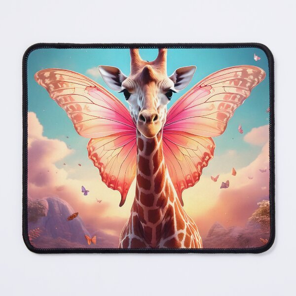 Item preview, Fantasy Butterfly Giraffe designed and sold by Threadistiq.