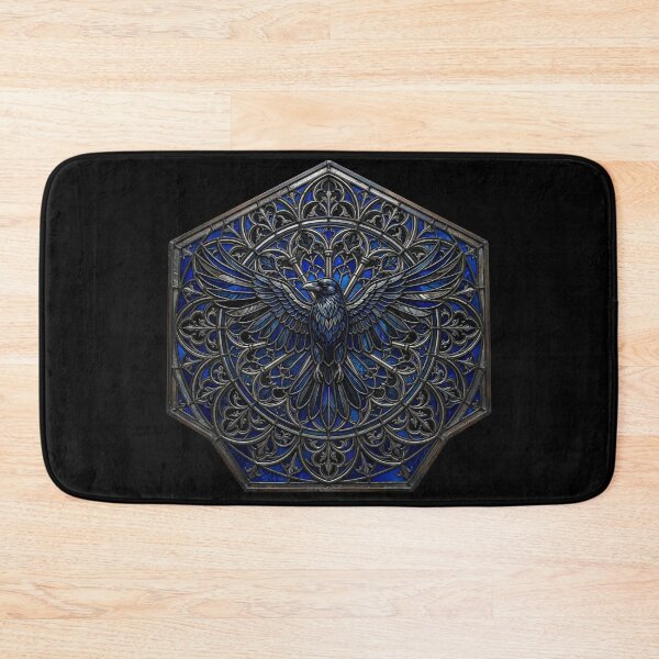 Item preview, Blue Raven Stained Glass Art designed and sold by David Mateo ArtWorks.