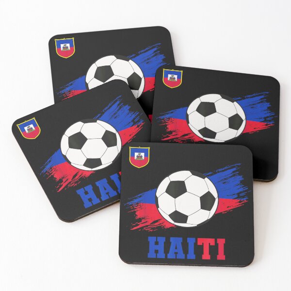 Item preview, Haiti Soccer Ball Flag Crest Proud Haitian Football Team Supporter Graphic designed and sold by PhocoNibict.