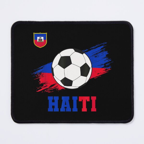Item preview, Haiti Soccer Ball Flag Crest Proud Haitian Football Team Supporter Graphic designed and sold by PhocoNibict.