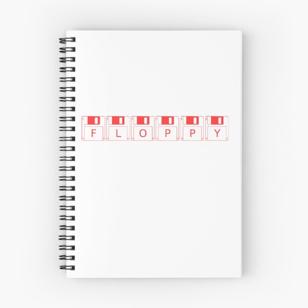 Item preview, Floppy Disk Typography – Retro Computer Geek Pun Design ,Vintage Tech Nerd Art designed and sold by OhUTees.