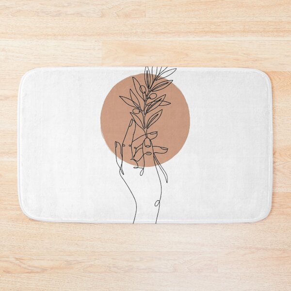 Item preview, Minimalist Line Art Hand Botanical Olive Branch designed and sold by The Cozy Chapter.