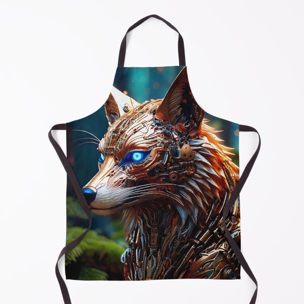 Item preview, Cyberpunk Robot Fox designed and sold by Threadistiq.