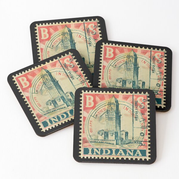 Item preview, Indiana Vintage Postage Stamp - Soldiers Monument designed and sold by tiigerdad.
