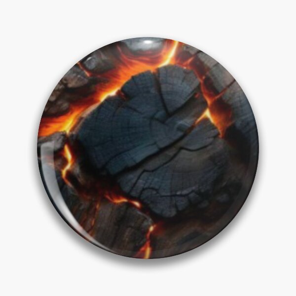 Item preview, Glowing Charcoal and Fire Lava - Dark Abstract Texture designed and sold by LYAN-STORE.