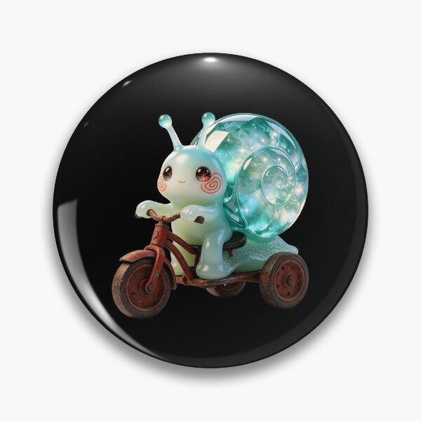 Item preview, Emerald Snail - The Sinister Game Master on a Rusty Red Tricycle designed and sold by ABYSSLAB.