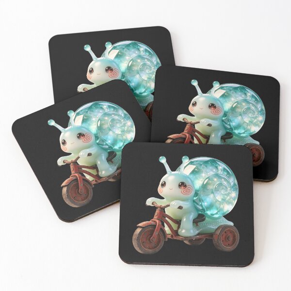Item preview, Emerald Snail - The Sinister Game Master on a Rusty Red Tricycle designed and sold by ABYSSLAB.