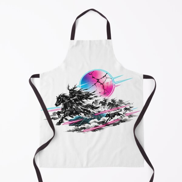 Item preview, Synthwave Sumi-e Wild Hunt designed and sold by KungPowUnicorn.