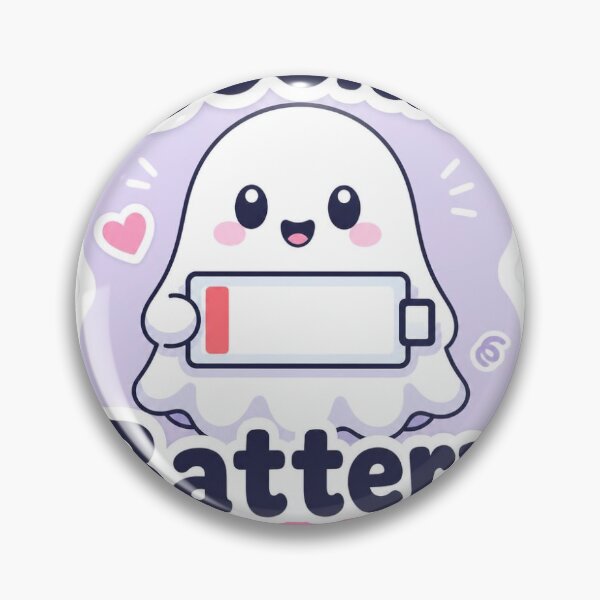 Item preview, Social Battery Low Ghost Sticker designed and sold by tradegooogle.