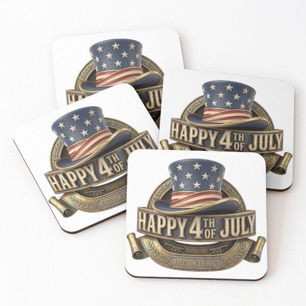 Item preview, HAPPY 4TH OF JULY designed and sold by likbatonboot.