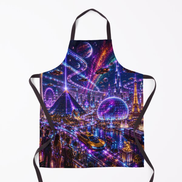Artikelvorschau, Neo Vegas 3000 | Retro Neon Sci-Fi Space Las Vegas Cityscape entworfen und verkauft von RockyLambda.