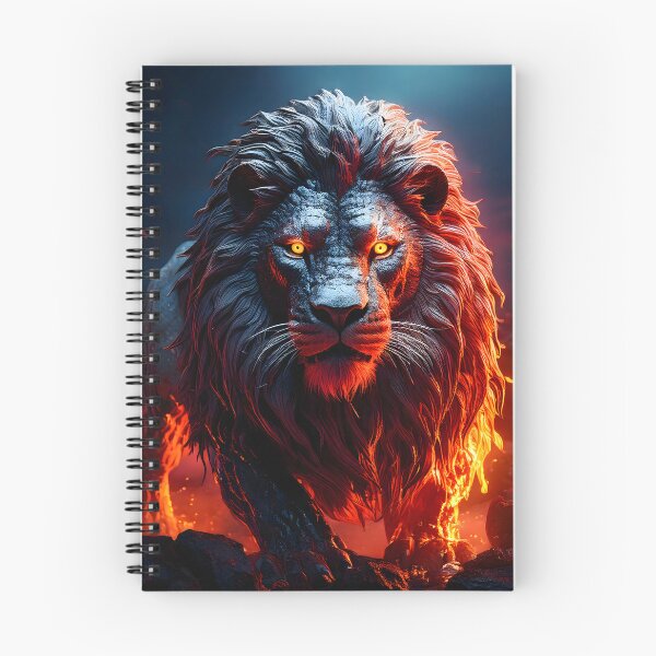 Item preview, Fire Lion Fantasy Art designed and sold by Threadistiq.