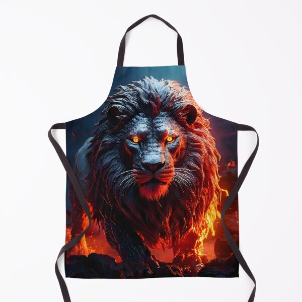 Item preview, Fire Lion Fantasy Art designed and sold by Threadistiq.