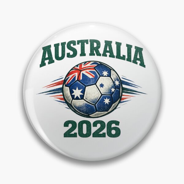 Item preview, Australia 2026 Soccer, Green & Gold Football Fan Design designed and sold by Cadsdiva.