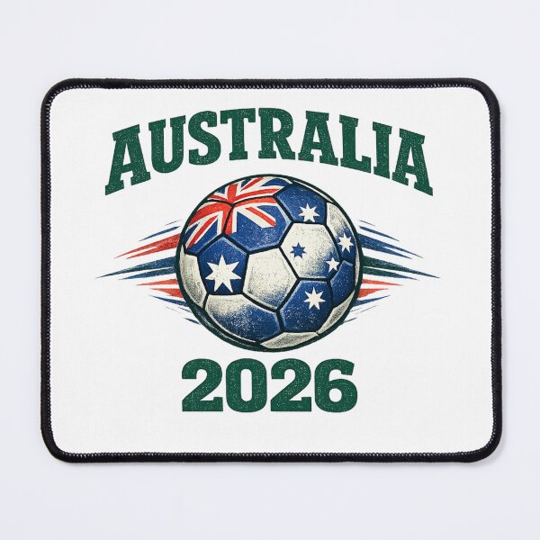 Item preview, Australia 2026 Soccer, Green & Gold Football Fan Design designed and sold by Cadsdiva.