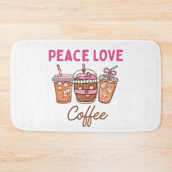 Item preview, Peace Love Coffee Cute Iced Coffee Lover designed and sold by thebest-2studio.