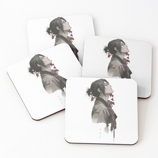 Item preview, Itachi | Samurai Anime Aesthetic Portrait | Minimalist Japanese Art Print | Dark Manga Style Wall Art designed and sold by Dyan4.