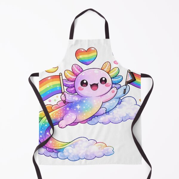 Item preview, Magical Rainbow Axolotl – Pride, Dreams and Kawaii Diversity designed and sold by Lunatik Cat.