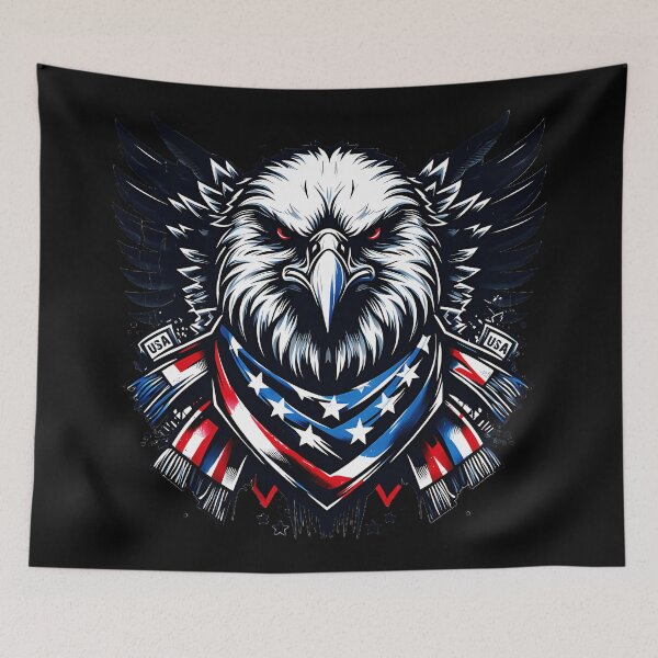 Item preview, USA American Eagle Patriotism Freedom designed and sold by BalthQIK.