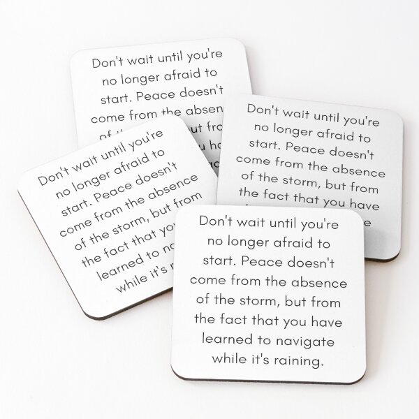 Item preview, Peace in the Storm – Navigate While It's Raining designed and sold by andreavlad.