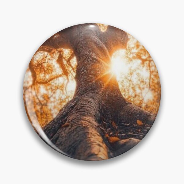 Item preview, Golden Tree of Life - Majestic Autumn Sunburst Nature Art designed and sold by LYAN-STORE.