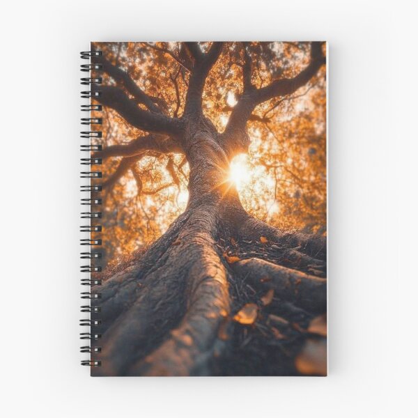Item preview, Golden Tree of Life - Majestic Autumn Sunburst Nature Art designed and sold by LYAN-STORE.