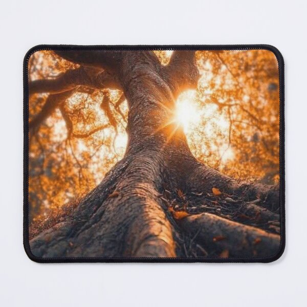 Item preview, Golden Tree of Life - Majestic Autumn Sunburst Nature Art designed and sold by LYAN-STORE.
