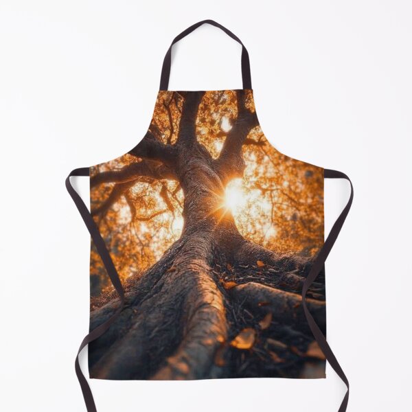 Item preview, Golden Tree of Life - Majestic Autumn Sunburst Nature Art designed and sold by LYAN-STORE.
