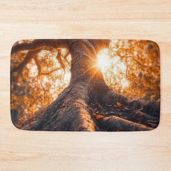 Item preview, Golden Tree of Life - Majestic Autumn Sunburst Nature Art designed and sold by LYAN-STORE.