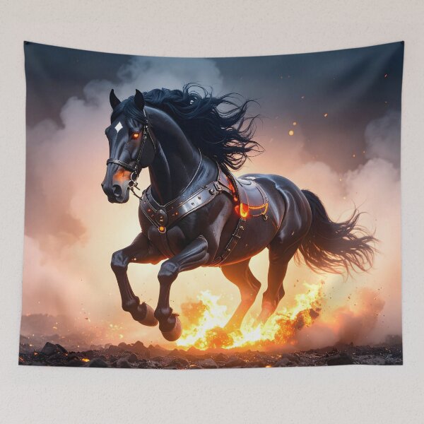 Item preview, Fire Horse Fantasy Art designed and sold by Threadistiq.