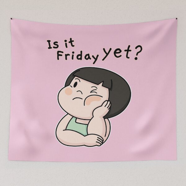 Item preview, Is it Friday Yet? Ttorun's Weekend Waiting Mode designed and sold by tongstudio.
