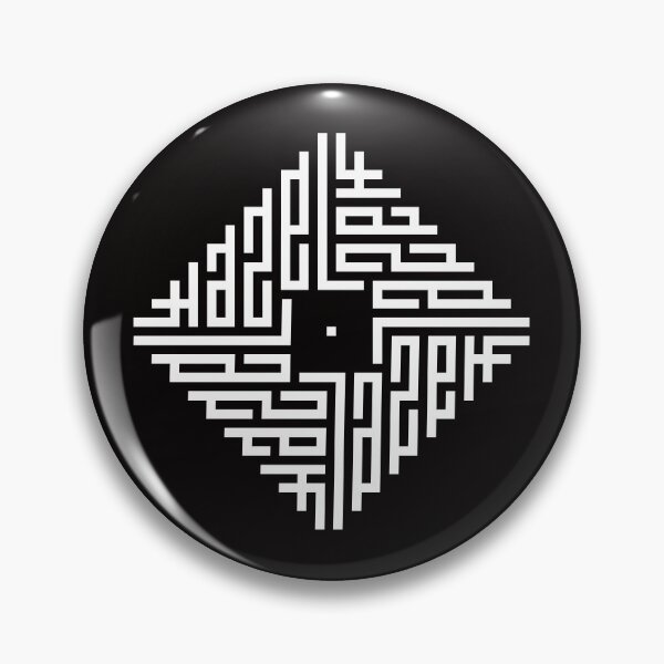 Item preview, HAZEL | White  | Modern Geometric Kufi Calligraphy | From Name to Art   designed and sold by FOR YOUR NAME.