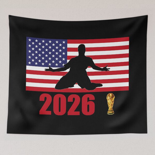 Item preview, 2026 USA World Cup Soccer Fan America Football designed and sold by BalthQIK.