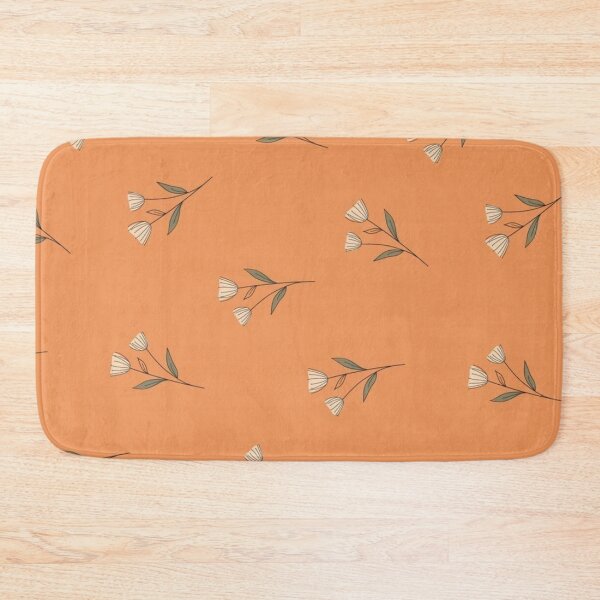 Item preview, Terracotta Boho Floral - Minimalist Cute Flower Branch Pattern designed and sold by LYAN-STORE.